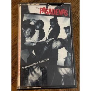The Pasadenas To whom it May Concern cassette tape 1989 hip hop funk soul rare